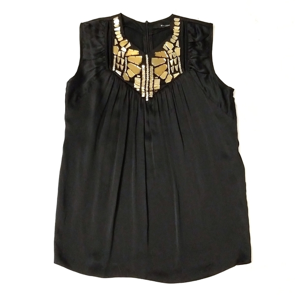 Givenchy Tops - Stunning Givenchy silk embellished pleated top